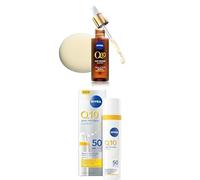 Bundle of NIVEA Q10 Anti-Wrinkle Expert Dual Action Serum (30ml) & NIVEA Q10 Anti-Wrinkle Expert Daily UV Face Fluid SPF 50 40ml