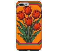 Bundle of Red Tulips Floral Nature Easter Garden Life Case for iPhone 7 Plus/8 Plus