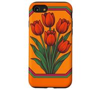 Bundle of Red Tulips Floral Nature Easter Garden Life Case for iPhone SE (2020) / 7/8