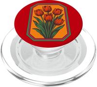 Bundle of Red Tulips Floral Nature Easter Garden Life PopSockets PopGrip for MagSafe