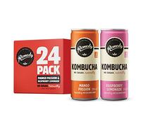 Bundle of Remedy Kombucha Tea - Mango Passion 12 x 250ml & Raspberry Lemonade 12 x 250ml