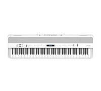 Bundle of Roland FP-90X Digital Piano in White + KSC-90-WH Stand for Digital Piano + KPD-90 Pedal Unit, White