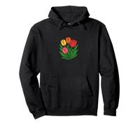 Bundle of Spring Tulips Floral Nature Easter Garden Life Pullover Hoodie