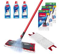 Bundle of Vileda 1-2 Spray Mop with Extra Head Replacement + Vileda 1-2 Spray Mop Refill, Pack of 2, 1-2 Spray Mop Head Replacements + 1-2 Spray Activ