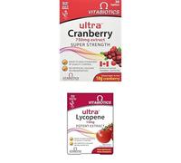 Bundle of Vitabiotics Ultra Cranberry Tablets + Vitabiotics Ultra Lycopene Tablets