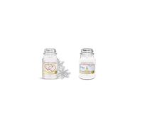 Bundle of Yankee Candle Scented Candles Snow in Love Large Candle Snow Gl