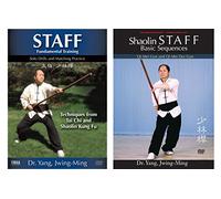 Bundle: STAFF 2-DVD bundle - Staff Fundamentals DVD and Shaolin Staff Sequence (YMAA) Dr. Yang, Jwing-Ming