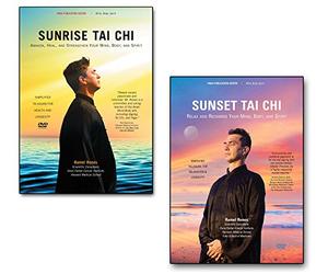Bundle: Sunrise Tai Chi DVD and Sunset Tai Chi DVD for Beginners (YMAA) Tai Chi Exercise by Ramel Rones