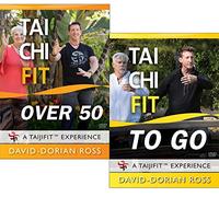 Bundle: Tai Chi Fit OVER 50 and TO GO 2-disc multipack Tai Chi Dvd for Beginners, Perfect for All Ages, Seniors with David-Dorian Ross Easy Tai Chi Anyone Can Do