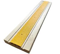 BUNDLE VALUE PACK Non Slip Decking Strips GRP Heavy Duty Pro Grade 50mm - YELLOW (5, 1000mm x 50mm)