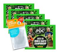 Bundle with Darts PDC World Championship Sticker 2026-5 Bags + Exclusive Collect-It Cases