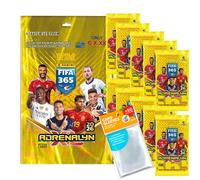 Bundle with FIFA 365 Adrenalyn XL 2026 Trading Cards - 1 Starter + 10 Boosters + Exclusive Collect-it Cases
