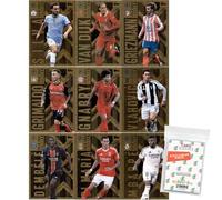 Bundle with Match Attax Champions League 2024/25 - Trading Cards - 9 Different Gold Edge Edition Cards + Exclusive Collect-it Cases