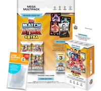 Bundle with Match Attax Champions League 2025/26 Extra Trading Cards - 1 Blister + 1 Multipack + Exclusive Collect-it Cases
