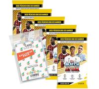 Bundle with Match Attax CL 2024/25 Trading Cards - 5 Boosters + Exclusive Collect-it Cases