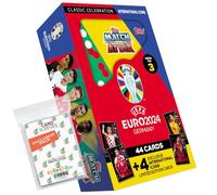 Bundle with Match Attax UEFA Euro 2024 Germany - 1 Tin Box International Icons + Exclusive Collect-it Cases