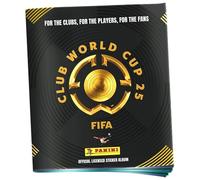 Bundle with Panini Fifa Club World Cup 2025 Sticker - World Cup Collectible Sticker - Selection + Exclusive Birthday Card (1 Scrapbook)