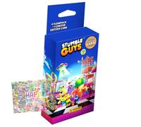 Bundle with Panini Stumble Guys Cards Series 2 - Trading Cards - Selection + Exclusive Birthday Card (1 Blister)