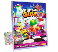 Bundle with Panini Stumble Guys Cards Series 2 - Trading Cards - Selection + Exclusive Birthday Card (1 Collector's Folder)