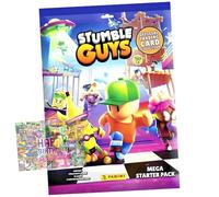 Bundle with Panini Stumble Guys Cards Series 2 - Trading Cards - Selection + Exclusive Birthday Card (1 Starter)