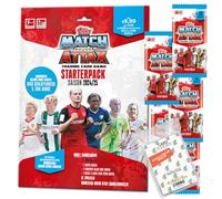 Bundle with Topps Match Attax Bundesliga - 2024/2025-1 Starter + 5 Boosters + Exclusive Collect-it Cases