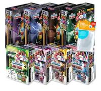 Bundle with Topps - Match Attax Champions League 2025/26 - Trading Cards - All 4 Different Mega Tin Boxes + All 4 Different Booster Tin Boxes + Exclusive Collect-it Cases