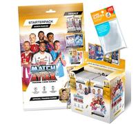 Bundle with Topps Match Attax Champions League 2025/26 Trading Cards + Exclusive Collect-it Cases 1 Starter + 1 Display