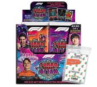 Bundle with Topps Turbo Attax Formula 1 2023-1 Display (24 Boosters) + Exclusive Collect-it Cases