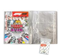 Bundle with Topps Turbo Attax Formula 1 2025 Trading Cards 1 Empty Portfolio Folder + Exclusive Collect-it Cases