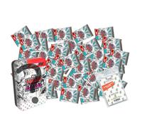 Bundle with Topps Turbo Attax Formula 1 2025 Trading Cards 50 Different Random Cards + 1 Random Empty Tin Tin + Exclusive Collect-it Cases