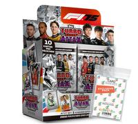 Bundle with Topps Turbo Attax Formula 1 2025 Trading Cards + Exclusive Collect-it Cases (1 Display (24 Boosters))