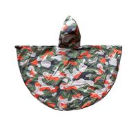 BundleBean - Adult Wheelchair Poncho - Comes With Stuff Sac - Universal Fit, Peaked Hood, Easy Poppers Under Chin and Arms -Waterproof Rain Poncho for Ages 11 + Years to Adult (Khaki Camo)