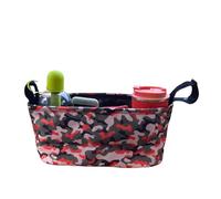 BundleBean - Buggy Organiser - Storage Bag for Pushchairs - Includes Nappy Pouch - Universal Fit with Handlebar of Any Pushchair or Stroller (Khaki Camo)
