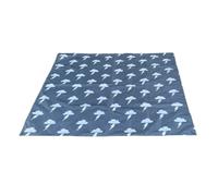 BundleBean Waterproof Picnic Blanket - Grey/Silver Lightning - Lightweight, compact beach mat, picnic rug. With compact stuff bag. Lge picnic blanket, sand-proof and tear resistant for camping, beach