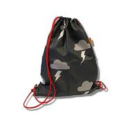 BundleBean - Drawstring Bag - Universal Fit - Great as a PE, Sports, Gym or Swimming Bag - Perfect for Holidays (Silver Lightning)