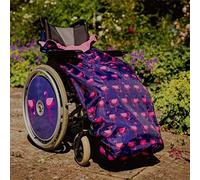 BundleBean- Fleece-Lined Wheelchair Cosy Cover - 100% Waterproof Rain Cover for Wheelchair Users - Universal Fit for Manual and Powered Wheelchairs, Easy to Fit Wheelchair Blanket - Adult Size