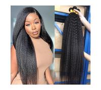 Bundles Natural Color Straight Peruvian Hair Weave Bundles Raw Human Virgin Remy Extensions 1/3/ 4 for Women Extensions Hairstyle(14 14 14)