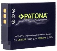 Bundlestar Patona battery for Nikon EN-EL12, capacity 1000 mAh, 100% compatible with the new generation for Nikon CoolPix