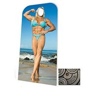 BundleZ-4-FanZ Fan Packs by Starstills Muscle Woman Stand In - Stand In Cardboard 2D Standup/Cutout Plus 20x25cm Photo