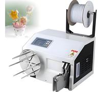 Bundling Machine with Winding Function, Metallic Twist Ties, Digital Screen Cable Tying Tool, Versatile Wire Harness Binding for Efficient Sealing