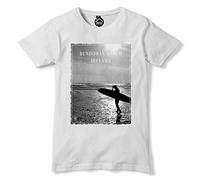 Bundoran Beach Ireland T Shirt Irish Surf Surfing Mens Womens PT118 White