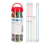 Bungee cord set 12 pieces 0.7 cm Bungee Strap Set Elastic Straps Set Lightweight