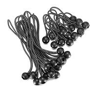 Bungee Cord with Balls, 30 Pcs Tarpaulin Bungee Balls, 4.8＆8.8 Heavy Duty Elastic Bungee Balls, Bungee Strap Ties Down Cord for Tarpaulin, Camping Tarp, Household Items