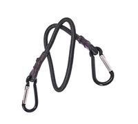 Bungee Cords with Carabiner Hooks 36 Inch - Black Bungee Cords Outdoor - Strong Elastic Bungee Straps for Outdoor Tent, Tarps, Camping, Cargo, Luggage, Bike Rack