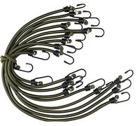 Bungee Cords with Hooks,10 pcs Heavy Duty Extra Strong Outdoor Elastic Rope,Multi-Purpose Elastic Bungee Straps (45 cm)