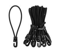 Bungee Cords with Hooks 10cm - 20 Pack Nylon Tarp Ties - Heavy Duty Tent Bungee Straps for Camping, Outdoor, Canopy, Tarpaulin, and Shelter Setup