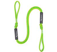 Bungee Dock Line and Anchor Line Stretches 4-5.3 ft-Absorbs Dock Cleats, Docks, Pylons, and Anchors. Reduces Pull for Your Boat, SeaDoo，Pontoon, PWC, Jet Ski, Kayak(Green-1pcs)