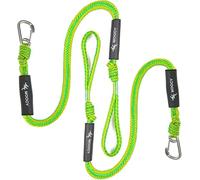 Bungee Dock Line Stretchable Mooring Rope(4-5.5ft) w/Stainless Steel Clip-Bungee Dock Rope for Boat, SeaDoo,Pontoon, PWC, Jet Ski, Kayak 2 Pack