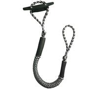 Bungee Dock Line Stretchable Mooring Rope Boat Anchor(Black White Wave)
