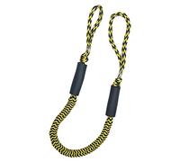 Bungee Dock Line Stretchable Mooring Rope Boat Anchor(Yellow Black Wave)